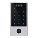 Wifi Schloss mit Code, Klingel und Gesichtserkennung V5 Tuya App Hintergrundbeleuchtete Tastatur Silber Zutrittssystem für Eingangstüren 1