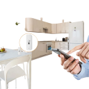WiFi temperatur- og fugtighedssensor Tuya SmartLife 2,4G Understøttelse af Alexa Google Assistant −20 til 60 °C 2