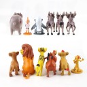 Wilde dierenfiguren 12 stuks 2