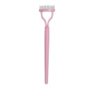 Wimperscheider met metalen tanden 12,8 x 2,6 x 1,6 cm Wimperkam van roestvrij staal Mascaraborstel ABS make-uptool Voor rechte en gekrulde wimpers 2