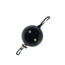 Winddichte Wäscheleine zum Aufrollen, 10 m, Tragkraft 50 kg, Kunststoff + Nylon, Aluminiumkarabiner, ideal für Camping und Outdoor 5