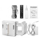 Window Cleaning Robot with Water Spraying 9000 Pa Suction Laser Edge Sensor App and Remote Control White For Windows Mirrors and Glass 3