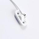 Window Security Lock with Cable and Key Window Opening Restrictor Metal Design in White Dimensions 19 x 5.8 cm Installation with Screws 6