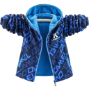 Winter Boys' Hooded Jacket Warm Quilted Zip Jacket with Zip Pockets Comfortable Material Autumn and Winter Clothing 2