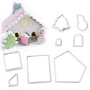 Winter cottage koekjesvormpjes 8 stuks 1