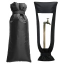 Winter Insulation Cover for Outdoor Tap 19 x 50 cm Black Extra Protection Against Frost, Wind and Rain 3