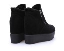 Winter-Plateau-Stiefeletten für Damen – Schwarz 4