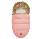 Winter Sleeping Bag for Pushchair with Hood and Faux Fur Trim Quilted with Warm Lining 95 x 46 cm Cotton and Polyester For Winter Walks 5