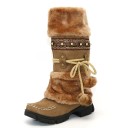 Winterlaarzen voor dames met pompons J2359 5