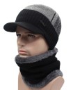 Wintermütze und Halstuch für Herren J759 14