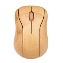 Wireless Bamboo Mouse for Laptop and Computer USB Receiver 2.4 GHz Range 10 m Resolution 1600 DPI Powered by 2x AAA Dimensions 91 x 55 x 26 mm 2