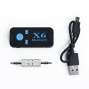 Wireless Bluetooth 4.1 Car Adapter for AUX 3.5 mm Jack Hands-Free Function Music Playback Control Micro SD Card Slot Range 10 m 2