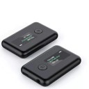 Wireless Bluetooth Adapter for Audio Transmission with Display Bluetooth 5.0 Range 10 m 3.5 mm Jack Socket and Micro USB Cables Included 3
