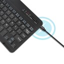 Wireless Bluetooth Keyboard for Tablet and Phone Rechargeable Li-ion Battery Range 10 m Charging 2 to 3 Hours English Key Layout 4