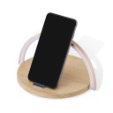 Wireless Charger with Lamp for Phones Supporting Wireless Charging Round Base with Arch Light Powered via USB-C 2