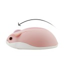 Wireless Computer Mouse in the Shape of a Hamster USB Receiver 2.4 GHz Range 10 m Resolution 1200 DPI Powered by AA Batteries Dimensions 105 x 8