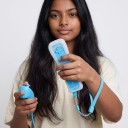 Wireless Controller for Nintendo Wii with Nunchuk and Motion Plus Function Blue with Protective Case and Strap Compatible with Wii U and Wii Mini 2
