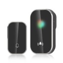 Wireless Doorbell 300 m 36 Melodies LED Indication Volume Control Outdoor Button Indoor Receiver 2