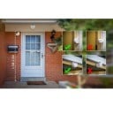 Wireless Doorbell with PIR Motion Sensor, Volume 90 dB, Range 2–6 m, 32 Melodies, White, for Shops, Offices and Homes 6