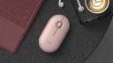 Wireless Flat Oval Mouse Connection via 2.4 GHz USB Receiver or Bluetooth Resolution 1000 DPI Three Buttons Powered by AA Battery 7