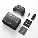 Wireless Game Controller with Hall Effect Joysticks and USB Receiver Black with Gold Details for PC Nintendo Switch TV and Phone 5