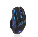 Wireless Gaming Mouse with Seven Buttons Four DPI Sensitivity Levels Colour Changing Backlighting Right-Handed Shape USB Receiver 3