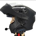 Wireless handsfree for motorcycle helmets for phone calls with a microphone and two speakers Standby time 120 hours Range 10 m 3