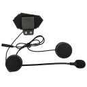 Wireless handsfree for motorcycle helmets for phone calls with a microphone and two speakers Standby time 120 hours Range 10 m 4