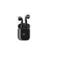 Wireless In-Ear Headphones 2 Pairs Bluetooth 5.1 Charging Case with Display Battery Life 4.5 Hours Charging via USB-C Glossy Black 2