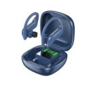 Wireless In-Ear Headphones with Ear Hooks Charging Box with Battery Status Display Bluetooth 5.0 Volume and Call Control 3