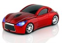 Wireless Optical Mouse in the Shape of a Sports Car with LED Lights for Computer and Laptop USB Receiver 2.4 GHz Resolution 1600 DPI Range 10 m 1