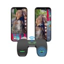 Wireless Pedal 17 x 11 x 2.6 cm BT 5.1 Silent Pedal with LED Lights 10 Modes Multimedia Control and Page Switching Built-in Rechargeable Battery 3