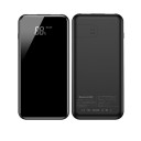 Wireless Power Bank 8000 mAh for Phones Percentage Display Two USB Outputs Micro USB Input Glossy Front Panel Slim Body 1.5 cm 1