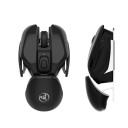 Wireless Rechargeable Mouse for Computer Futuristic Design Built-in 500 mAh Battery Resolution 1600 DPI Range 10 m USB Receiver 2.4 GHz 7