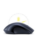 Wireless Travel Mouse for Laptop and Computer USB Receiver 2.4 GHz Resolution 1200 DPI Range 10 m Powered by AA Batteries Three Buttons 6