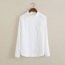 Wit dames shirt met lange mouwen 7