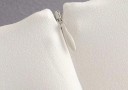 Witte damesrok met knoop 4