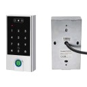 WLAN Zugangsschloss mit Code, Fingerabdruck und Gesichtserkennung Tuya 132 x 70 x 23 mm RFID 125 kHz und 13,56 MHz Silber Für Türen 2
