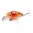 Wobler crankbait 4,5 cm 3,5 g 3D szemekkel és két hármas horoggal 20