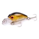 Wobler crankbait 4,5 cm 3,5 g con occhi 3D e due ami tripli Corpo rigido in plastica con paletta Per persici, trote e scardole 8