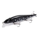 Wobler minnow 11,5 cm 14 g plovoucă cu 3D ochi și trei cârlige triplu Plastice cu paletă Pentru ștucă, șalău și biban 6