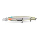 Wobler minnow flottant 11 cm 14 g Appât artificiel dur avec grelot et yeux 3D Deux hameçons triples Pour la pêche des poissons prédateurs 11