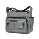 Wodoodporna męska torba typu crossbody 25×25,7×13,3 cm Mała torba na ramię do pracy Torba robocza Oxford wykonana z nylonu i poliestru z wieloma kieszeniami 7
