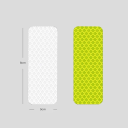 Wodoodporne odblaskowe naklejki 10 szt 8 x 3 cm Bezpiecznościowe odblaskowe taśmy na rower motocykl kask wózek samochód materiał PET 3