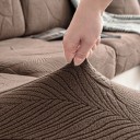 Wodoodporny pokrowiec na poduszkę siedziska sofy elastyczny i miękki 135-160 x 65-85 x 5-20 cm tkanina żakardowa na sofę i fotel 23