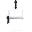 Wodoodporny przezroczysty pojemnik na karty fotograficzne 12 x 9,5 x 3,7 cm plastikowy z linką do ochrony i przenoszenia kart 3