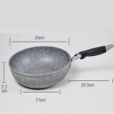 Wok τηγάνι 28 εκ. με βαθύ πάτο και αντικολλητική επεξεργασία για όλους τους τύπους εστιών 2