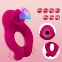 Womanizer féminin en forme d'anneau avec partie suceuse imitant les lèvres Emballage discret 2
