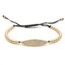 Women's Adjustable Bracelet with Beads H165 3
