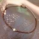 Women's Adjustable Bracelet with Beads H332 9